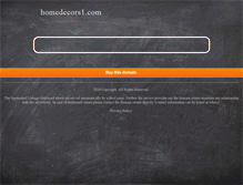 Tablet Screenshot of homedecors1.com